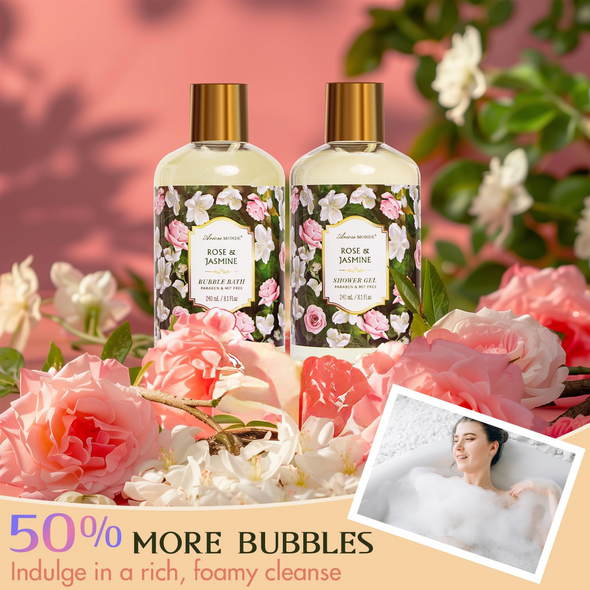 Rose & Jasmine Beauty & Personal Care Set