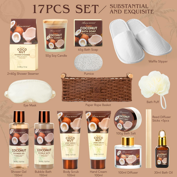 Coconut XL Bath Gift Set for Women