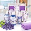 BATH SPA BASKET GIFT SET WITH LAVENDER & JASMINE SCENT - ariosemondegift