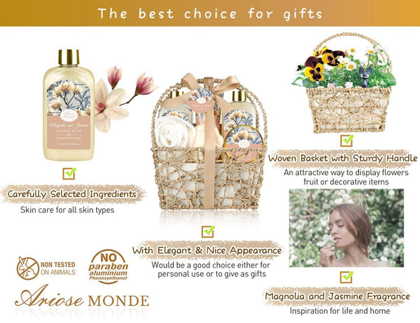 Home Spa Gift Basket for Women - ariosemondegift