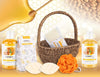 HONEY ALMOND BATH SPA GIFT BASKET - ariosemondegift