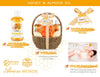HONEY ALMOND BATH SPA GIFT BASKET - ariosemondegift