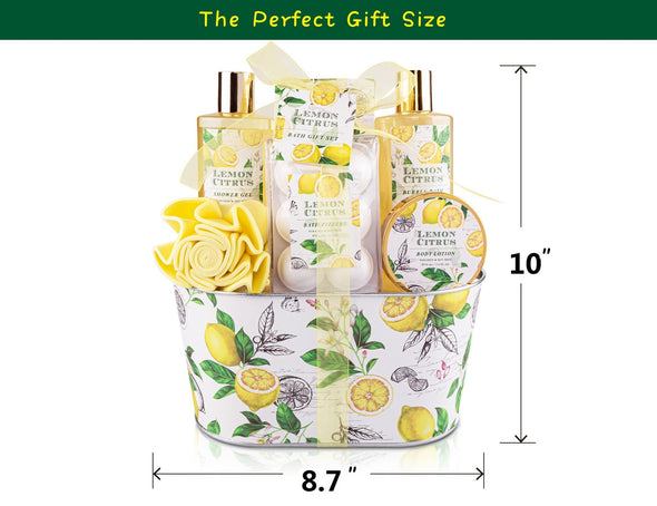 LEMON GITRUS SEENT SPA GIFT BASKET KITS - ariosemondegift